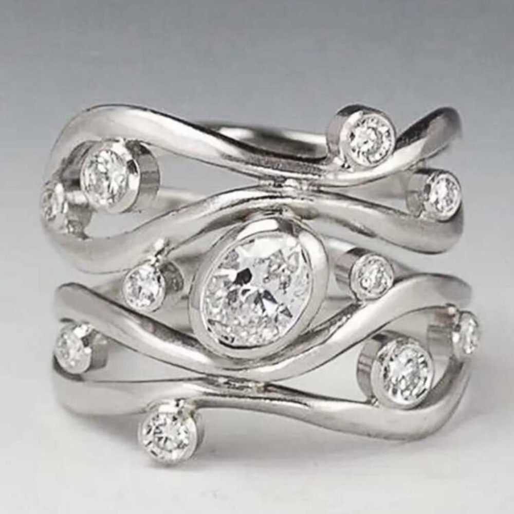 Eternity bridal rings - Picture 5 of 7